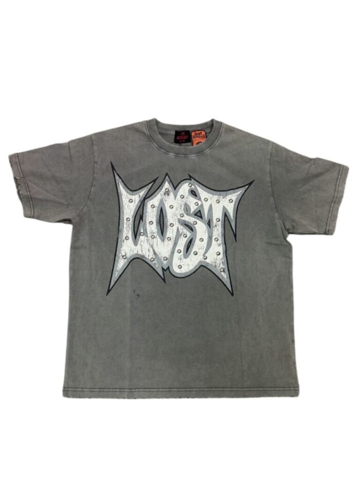 Lost Intricacy Outline Grey T-Shirt