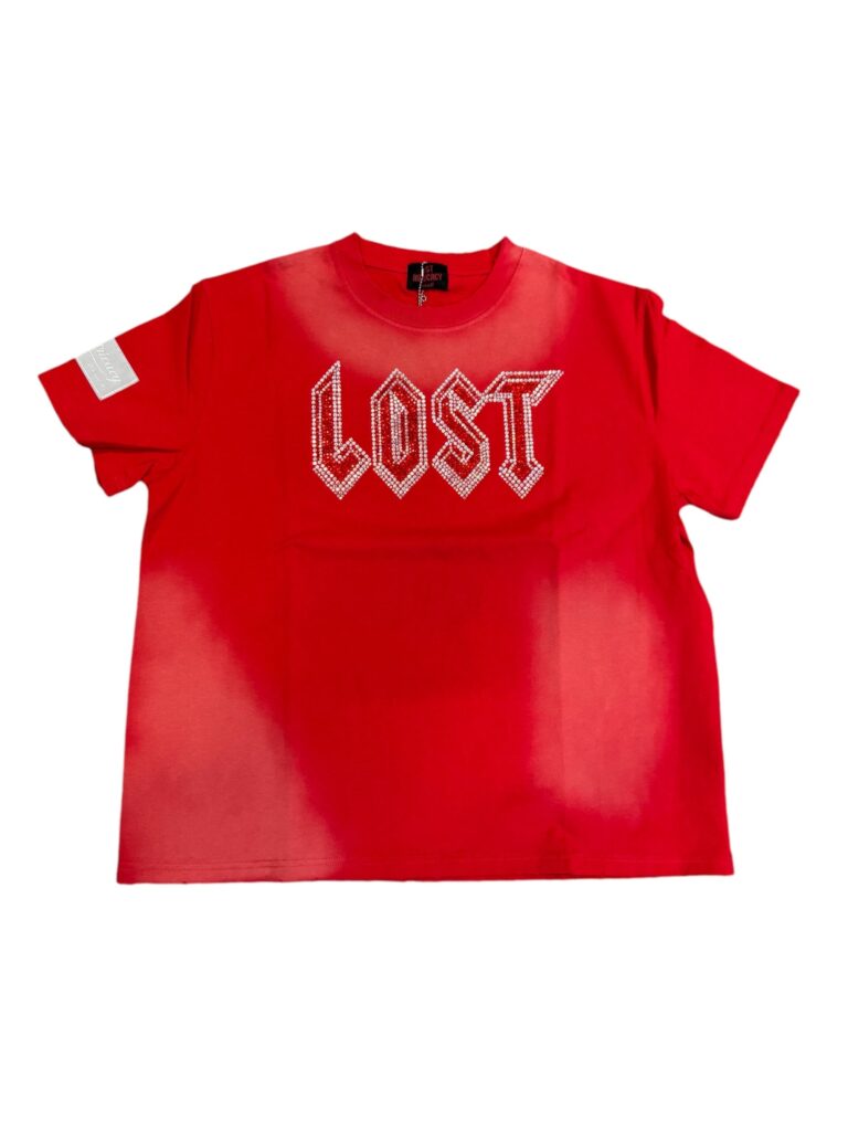 Lost Intricacy Red Rhinestone T-Shirt Lost Intricacy Red Rhinestone T-Shirt