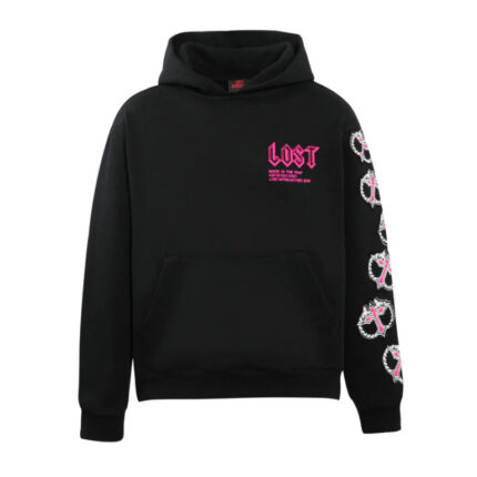 Lost MITT Hoodie Black White