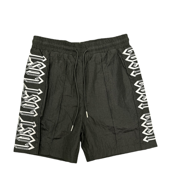 Lost Intricacy Nylon Shorts Black silver Lost Intricacy Nylon Shorts Black silver