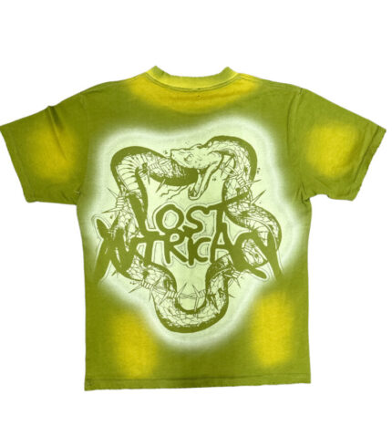 Lost Intricacy Green Washed Rhinestone T-Shirt