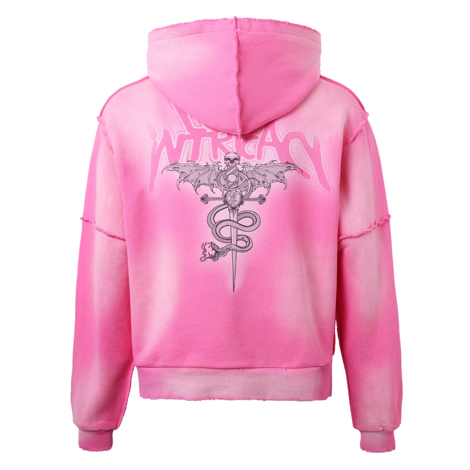 Lost Intricacy Distressed Pink Rhinestone Zip Up Hoodie Lost Intricacy Distressed Pink Rhinestone Zip Up Hoodie