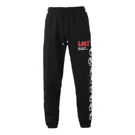 Lost MITT Sweats Black Red