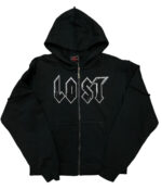 Lost Intricacy Staff Black Zip Up Hoodie
