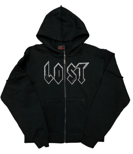 Lost Intricacy Staff Black Zip Up Hoodie