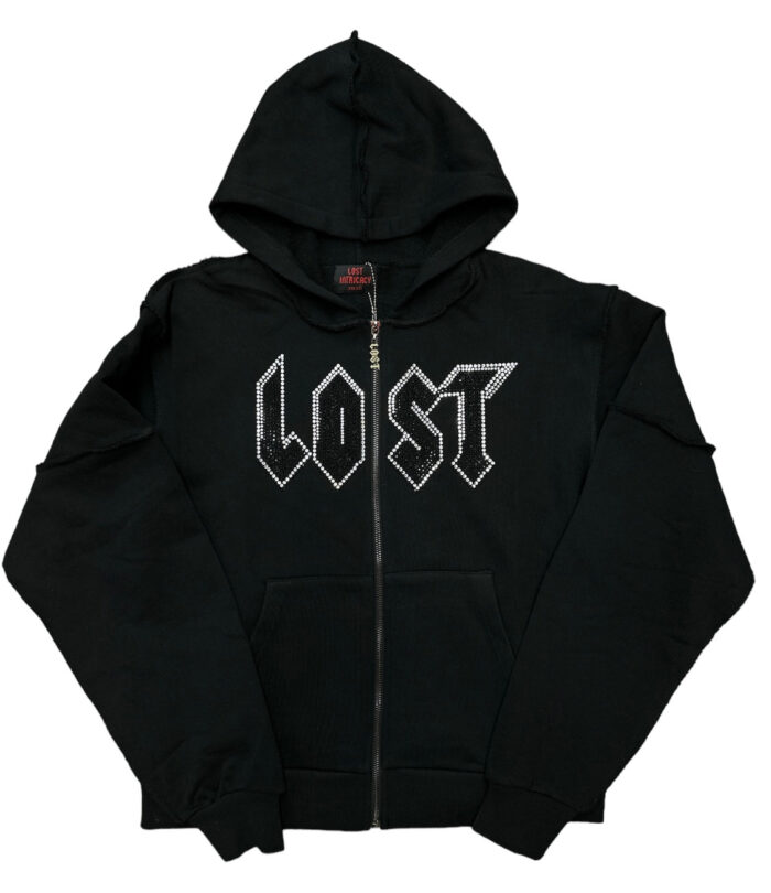 Lost Intricacy Staff Black Zip Up Hoodie