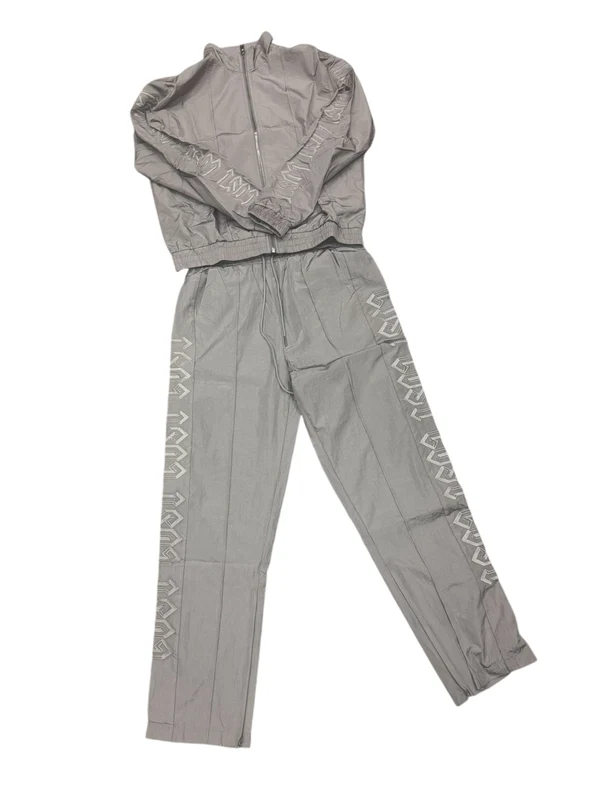 Lost Intricacy Silver Tracksuit Top & Bottom Lost Intricacy Silver Tracksuit Top & Bottom