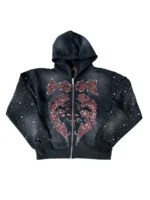 Lost Intricacy Evil Wing Zip Up Hoodie