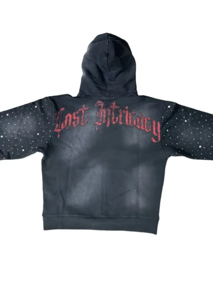 Lost Intricacy Evil Wing Zip Up Hoodie